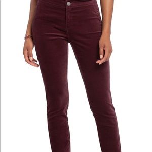 Nic & Zoe Velvet Amaranth Stretch Skinny Pants
